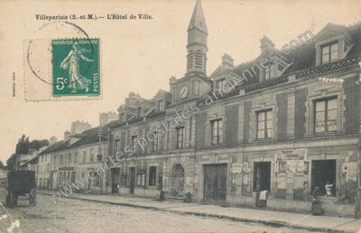 Carte postale ancienne L'Hôtel de Ville — Villeparisis (Seine-et-Marne)