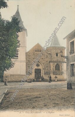 Carte postale ancienne L'Eglise — Villeparisis (Seine-et-Marne)