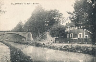 Carte postale ancienne La Maison Duclos — Villeparisis (Seine-et-Marne)