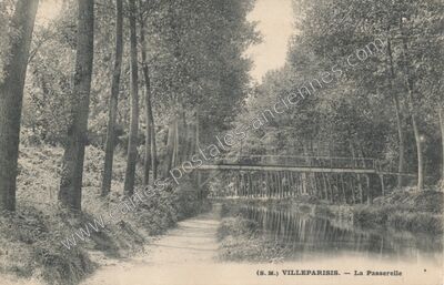 Carte postale ancienne La Passerelle — Villeparisis (Seine-et-Marne)