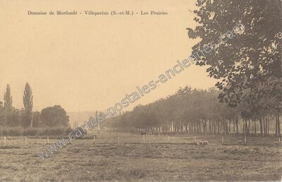 Carte postale ancienne Domaine de Morfondé - Les Prairies — Villeparisis (Seine-et-Marne)
