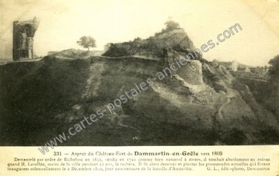 Carte postale ancienne Aspect du Château-Fort — Dammartin-en-Goële (Seine-et-Marne)