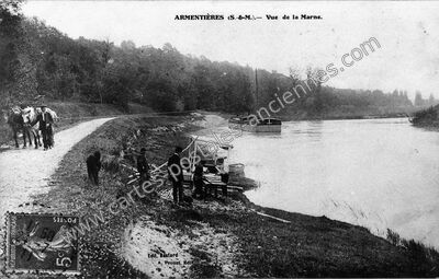 Carte postale ancienne Armentieres — Armentières-en-Brie (Seine-et-Marne)