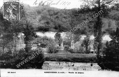Carte postale ancienne Armentieres — Armentières-en-Brie (Seine-et-Marne)