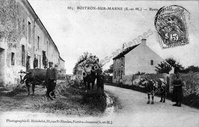 Carte postale ancienne Boitron sur Marne — Boitron (Seine-et-Marne)