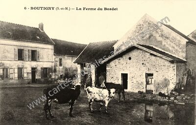 Carte postale ancienne La Ferme du Bordet — Boutigny (Seine-et-Marne)