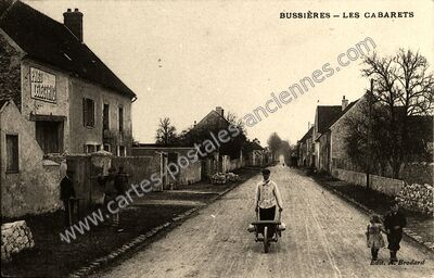Carte postale ancienne Les Cabarets — Bussières (Seine-et-Marne)