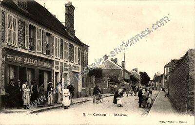 Carte postale ancienne Mairie — Cesson (Seine-et-Marne)