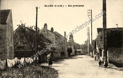 Carte postale ancienne St Leu — Cesson (Seine-et-Marne)