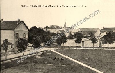 Carte postale ancienne Champs — Champs-sur-Marne (Seine-et-Marne)
