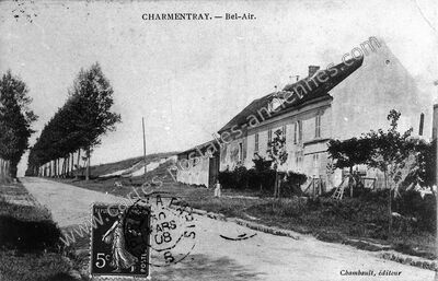 Carte postale ancienne Bel-Air — Charmentray (Seine-et-Marne)