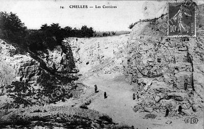 Carte postale ancienne Les Carrières — Chelles (Seine-et-Marne)