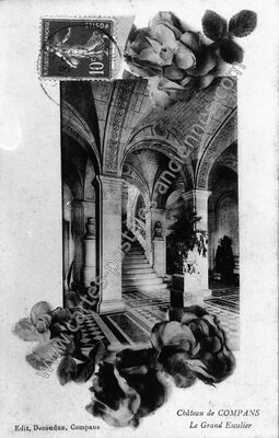 Carte postale ancienne Chateau de Compans — Compans (Seine-et-Marne)