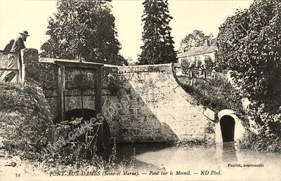 Carte postale ancienne Pont aux Dames — Couilly-Pont-aux-Dames (Seine-et-Marne)