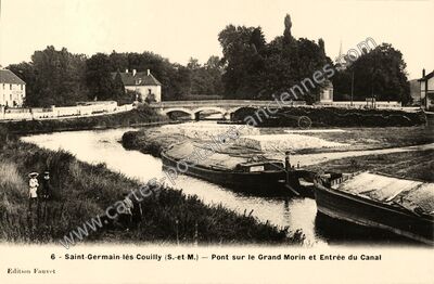 Carte postale ancienne St Germain les Couilly — Couilly-Pont-aux-Dames (Seine-et-Marne)