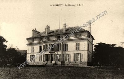 Carte postale ancienne Le Château C. L. C — Courtry (Seine-et-Marne)