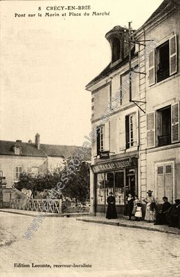 Carte postale ancienne Crecy en Brie — Crécy-la-Chapelle (Seine-et-Marne)