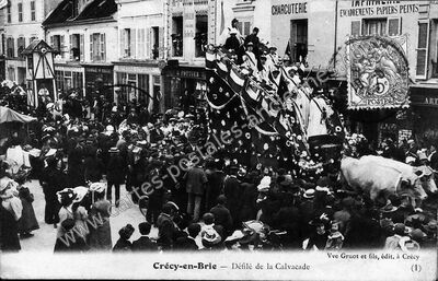 Carte postale ancienne Crecy en Brie — Crécy-la-Chapelle (Seine-et-Marne)