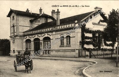 Carte postale ancienne Crecy en Brie — Crécy-la-Chapelle (Seine-et-Marne)