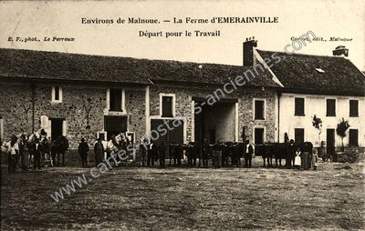 Carte postale ancienne La Ferme d'Emerainville — Émerainville (Seine-et-Marne)