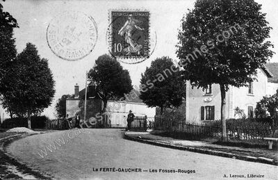 Carte postale ancienne Les Fosses-Rouges — La Ferté-Gaucher (Seine-et-Marne)