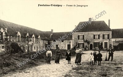 Carte postale ancienne Ferme de Jeangrogne — Fontenay-Trésigny (Seine-et-Marne)
