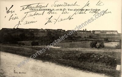Carte postale ancienne Vue générale sur Cordon — Grisy-Suisnes (Seine-et-Marne)