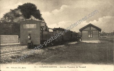 Carte postale ancienne Guignes Rabutin — Guignes (Seine-et-Marne)