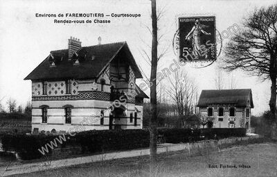 Carte postale ancienne Courtesoupe — Hautefeuille (Seine-et-Marne)