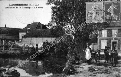 Carte postale ancienne La Gonniere — La Houssaye-en-Brie (Seine-et-Marne)