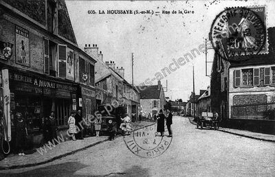 Carte postale ancienne La Houssaye — La Houssaye-en-Brie (Seine-et-Marne)
