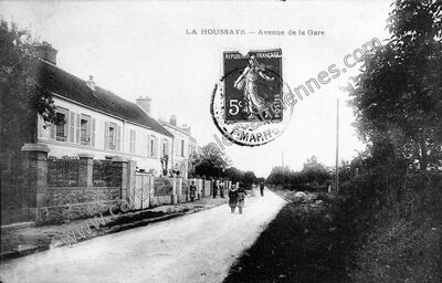 Carte postale ancienne La Houssaye — La Houssaye-en-Brie (Seine-et-Marne)