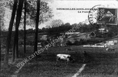 Carte postale ancienne Courcelles sous Jouarre — Jouarre (Seine-et-Marne)