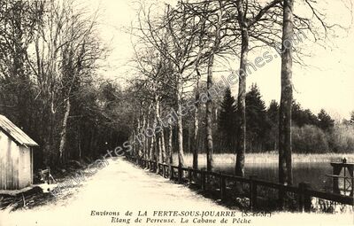 Carte postale ancienne Etang de Pereuse — Jouarre (Seine-et-Marne)