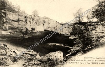 Carte postale ancienne Bonnevault — Larchant (Seine-et-Marne)