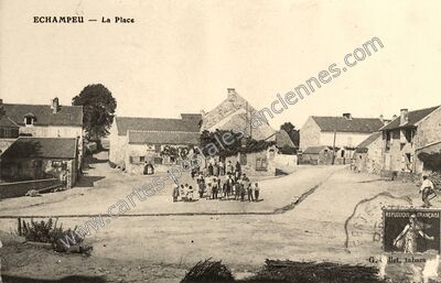 Carte postale ancienne Echampeu — Lizy-sur-Ourcq (Seine-et-Marne)