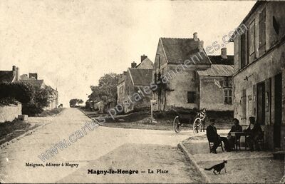 Carte postale ancienne La Place — Magny-le-Hongre (Seine-et-Marne)