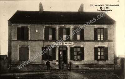 Carte postale ancienne Maison Rouge en Brie — Maison-Rouge (Seine-et-Marne)