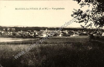 Carte postale ancienne Vue générale — Mareuil-lès-Meaux (Seine-et-Marne)