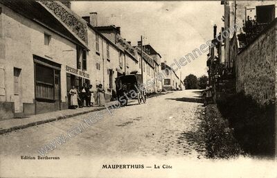 Carte postale ancienne La Côte — Mauperthuis (Seine-et-Marne)