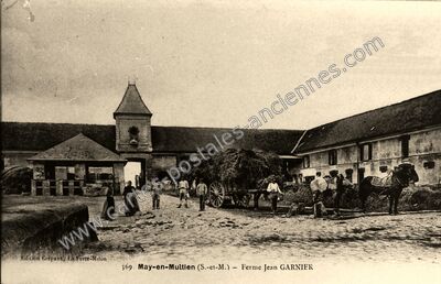 Carte postale ancienne Ferme Jean GARNIER — May-en-Multien (Seine-et-Marne)