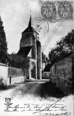 Carte postale ancienne Misy — Misy-sur-Yonne (Seine-et-Marne)