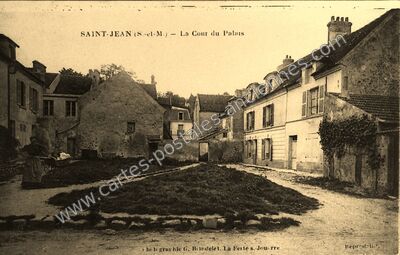 Carte postale ancienne St Jean — Montereau Faut Yonne (Seine-et-Marne)