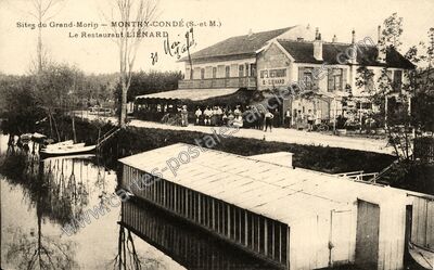Carte postale ancienne Montry Conde — Montry (Seine-et-Marne)