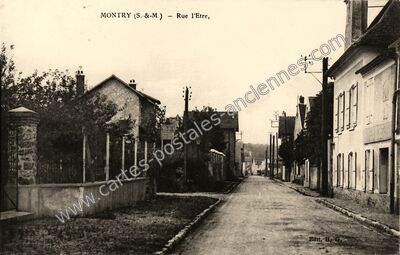 Carte postale ancienne Rue l'Etre — Montry (Seine-et-Marne)