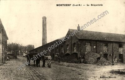Carte postale ancienne La Briqueterie — Mortcerf (Seine-et-Marne)
