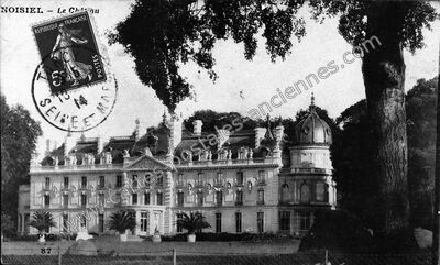 Carte postale ancienne Le Château — Noisiel (Seine-et-Marne)