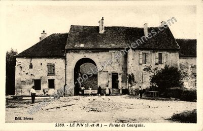 Carte postale ancienne Ferme de Courguin — Le Pin (Seine-et-Marne)