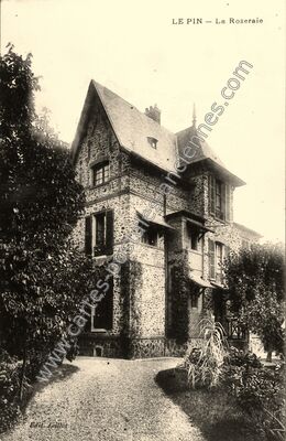 Carte postale ancienne La Roseraie — Le Pin (Seine-et-Marne)