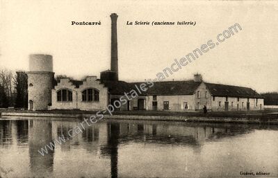 Carte postale ancienne La Scierie (ancienne tuilerie) — Pontcarré (Seine-et-Marne)